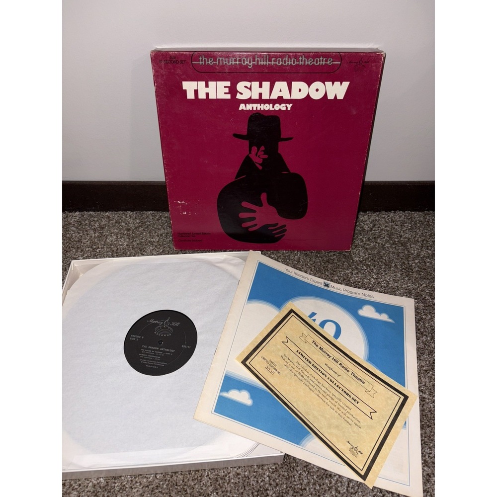 THE SHADOW ANTHOLOGY Murray Hill Radio Theatre - 17 Vinyl set
